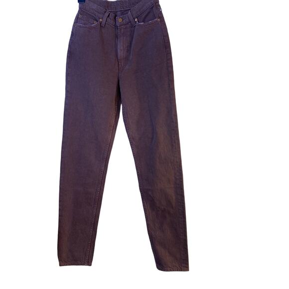 Snacks by Mother Women French Roast High Waisted Straight Leg Jeans Size 24 - Picture 1 of 8